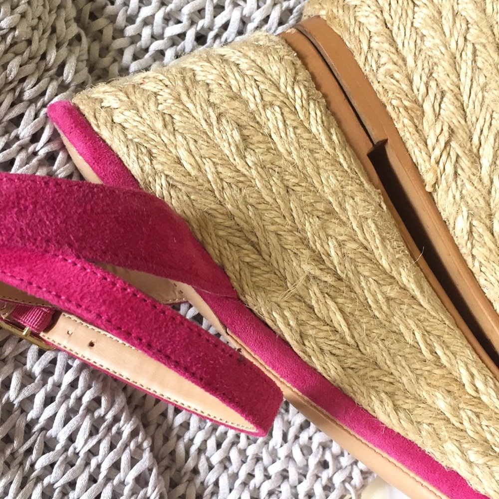 Fitzwell Emma Fuschia Wedge Espadrille - Picture 8 of 14